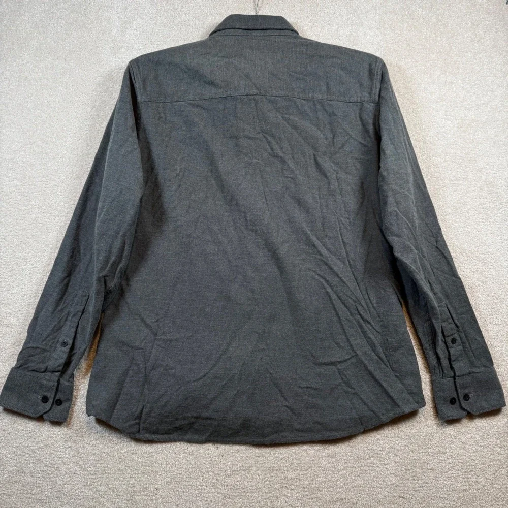 Kuhl Button Down Shirt Mens Large Grey‎ Long Sleeve Cotton Tencel Outdoor Pocket